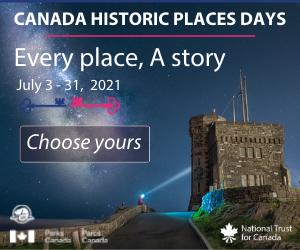 Big box ad for Canada Historic Places Days.